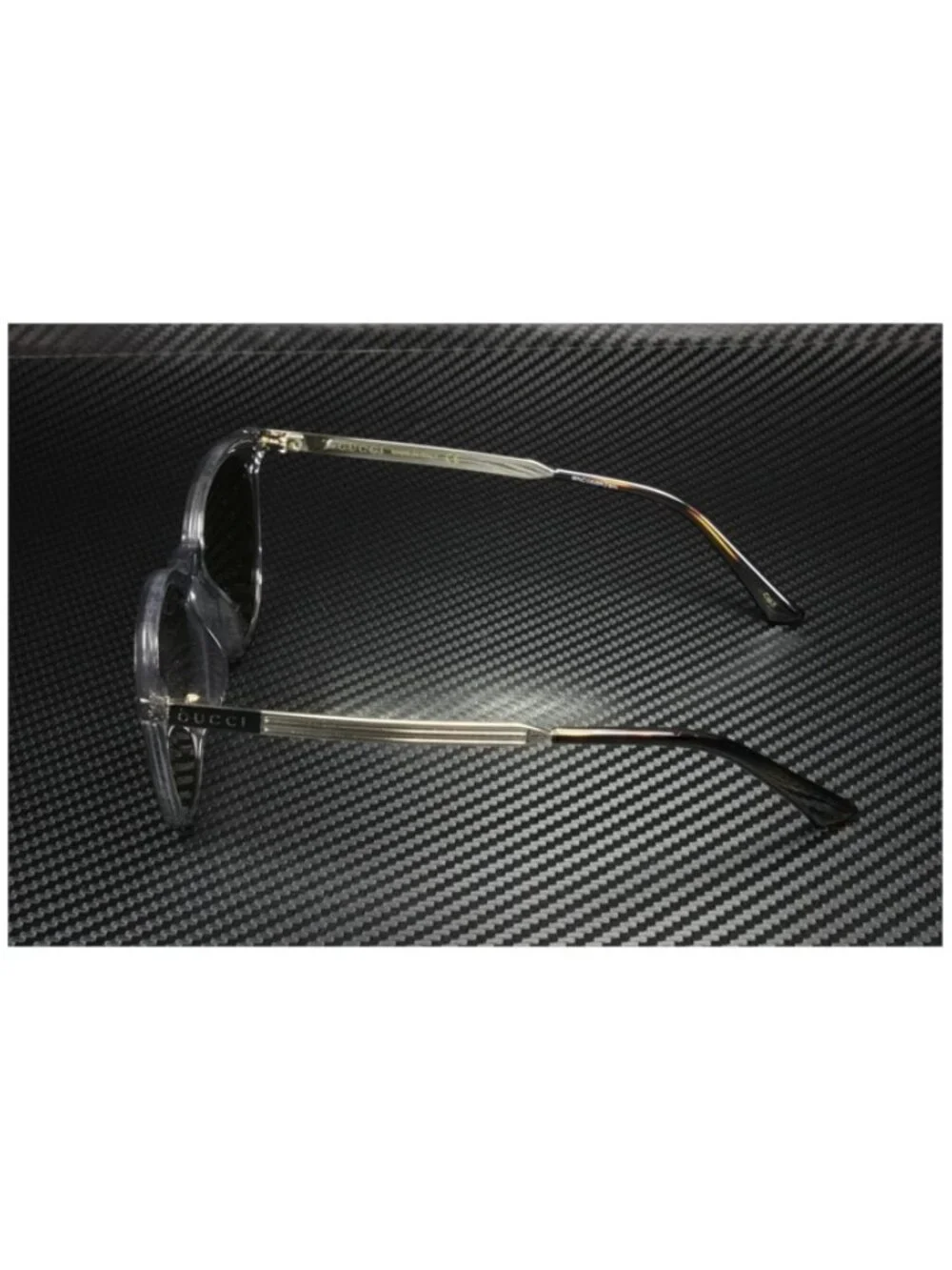 New Gucci Men  Grey Transparent Sunglasses  54- 19-